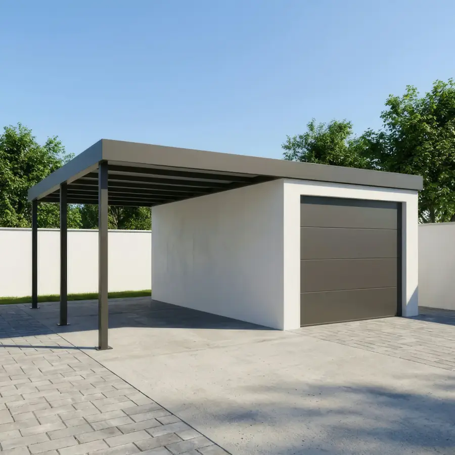 Ein Carport bietet zahlreiche Vorteile gegenüber klassischen Garagen.